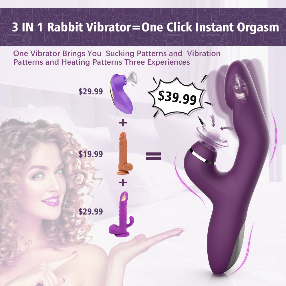 Vibrators for Her G-Spot and Clitoris, Licking Dildo Vibrator